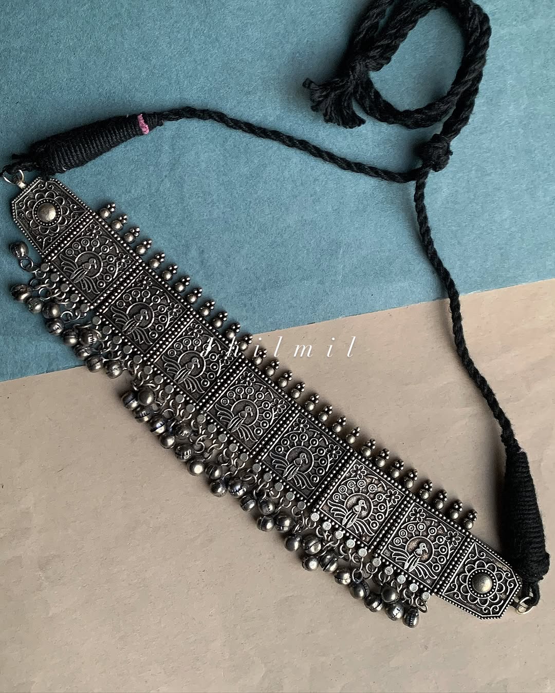 Premium Quality Bird Motif ghungroo choker