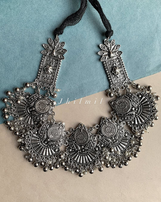 Oxidized Choker Set Design F