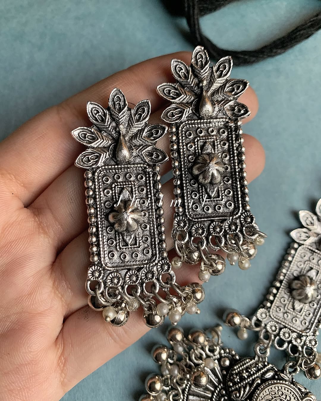 Oxidized Choker Set Design F