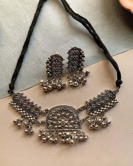 Oxidized Choker set Design D