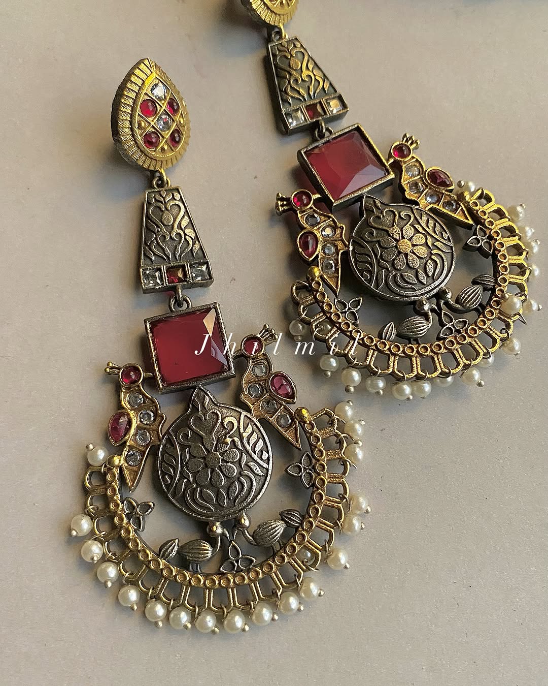 Morni Bahaar bali earrings