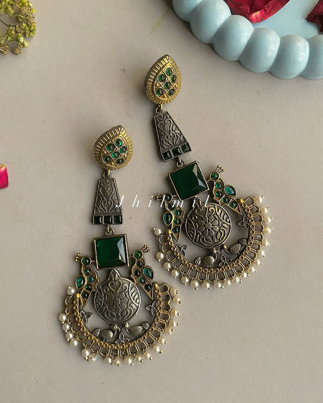 Morni Bahaar bali earrings