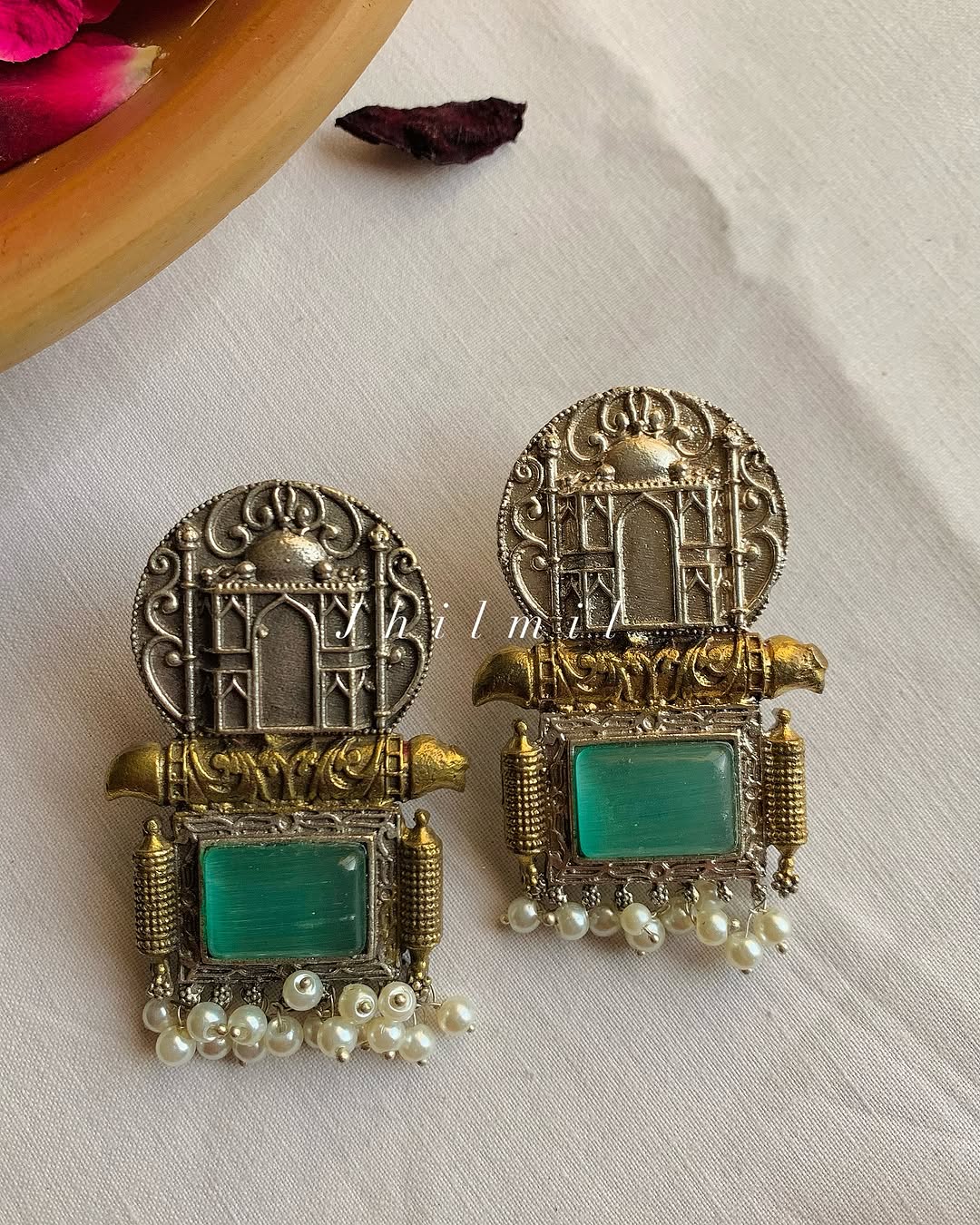 Taj Mehal earrings