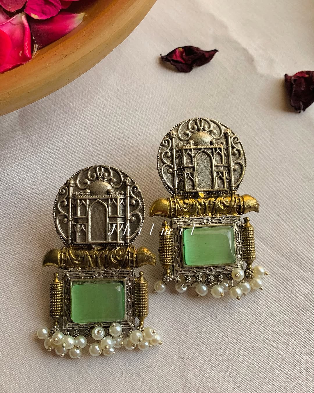 Taj Mehal earrings