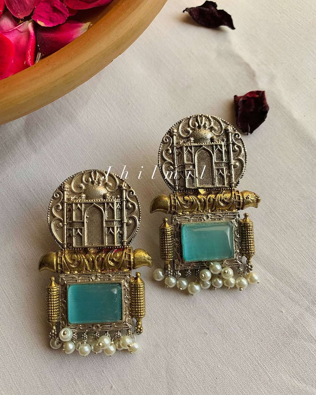 Taj Mehal earrings