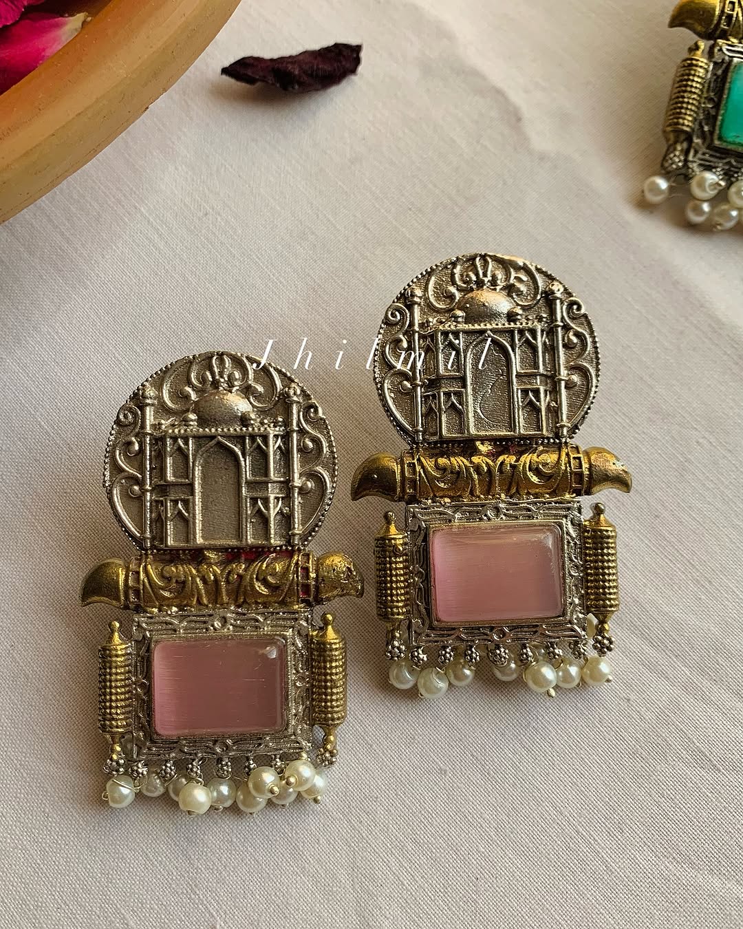Taj Mehal earrings