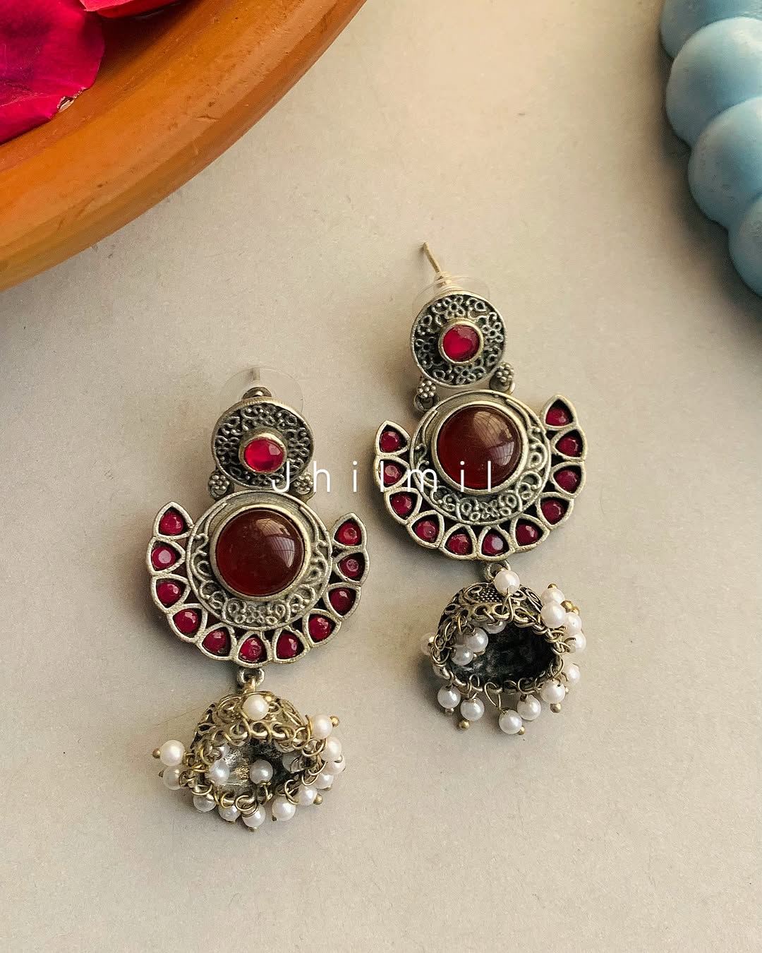 Ambar Jhumki earrings