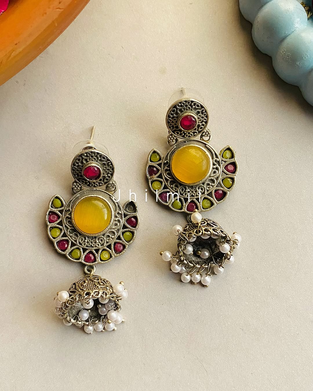 Ambar Jhumki earrings