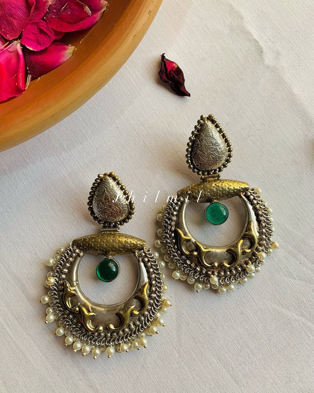Dual Tone Gul Chand Bali