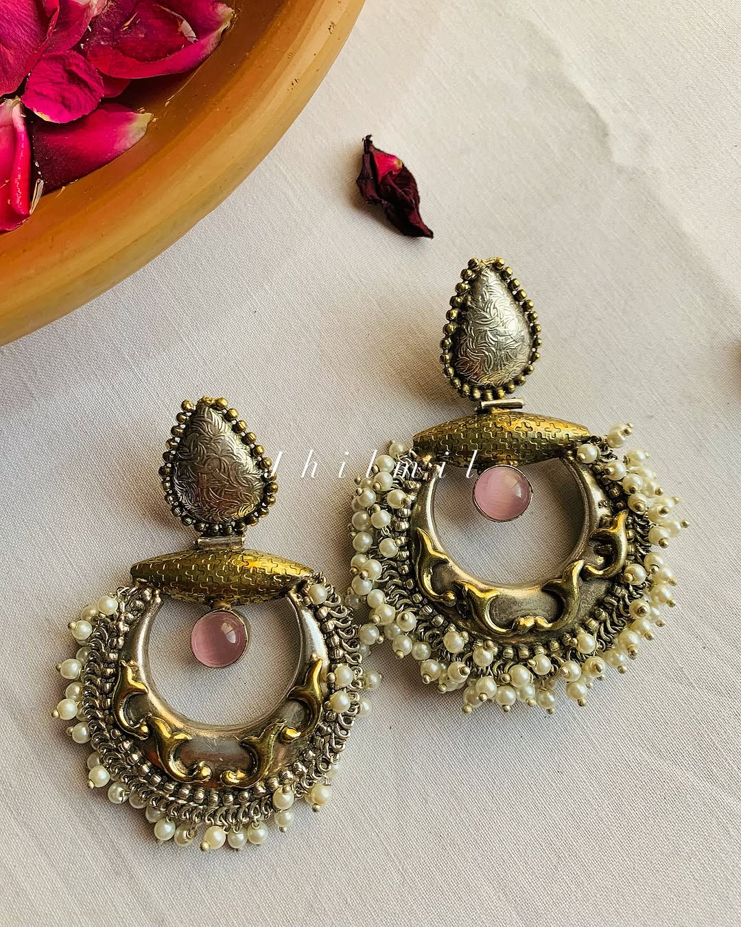 Dual Tone Gul Chand Bali