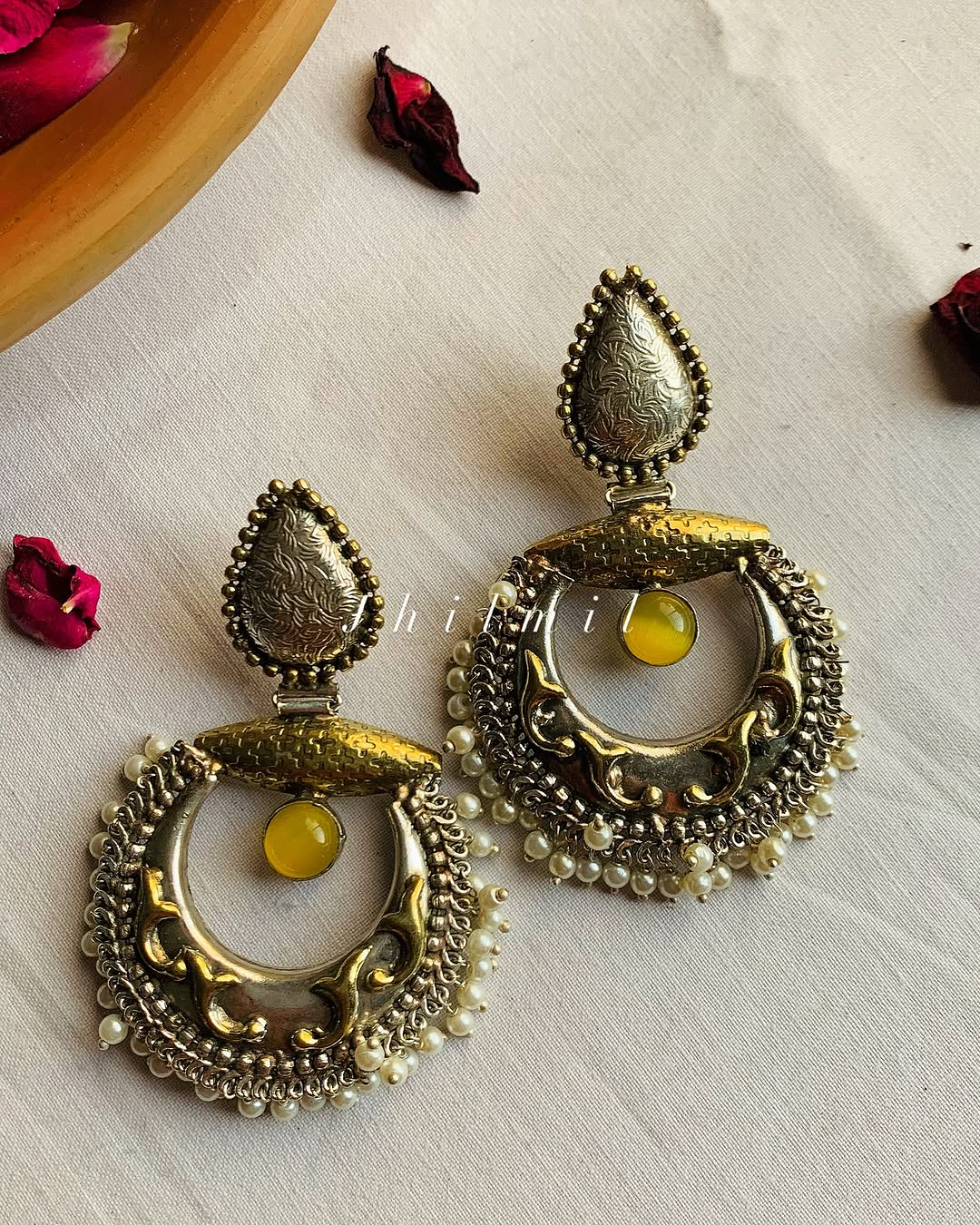 Dual Tone Gul Chand Bali