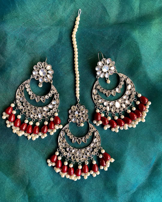 Sheesh earring Teeka Set