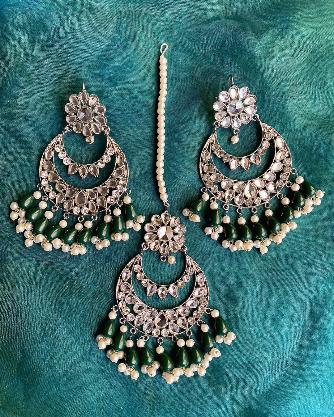 Sheesh earring Teeka Set