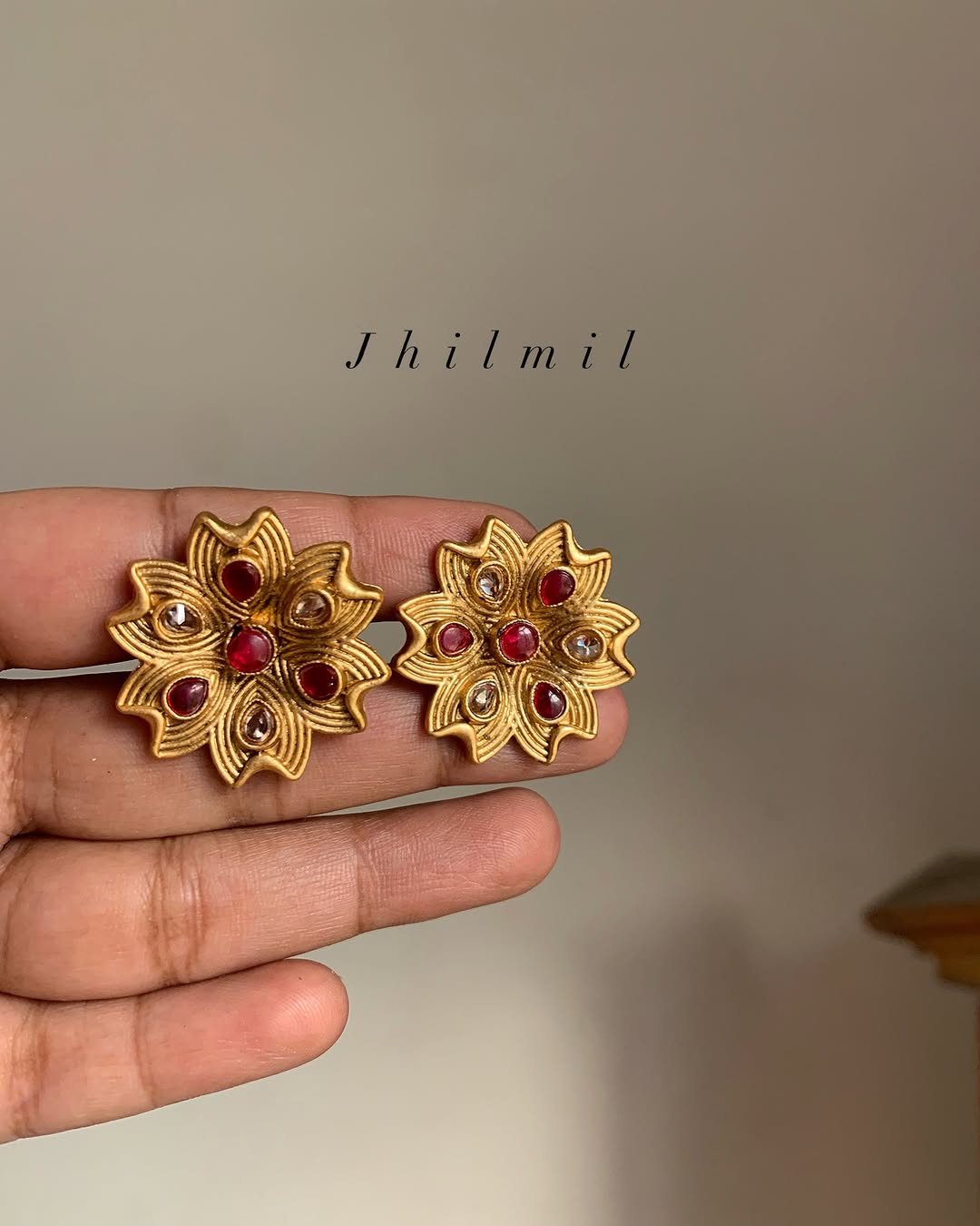 Rajwari Phool Earrings