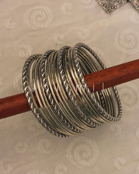 Twisted Indian bangles Set