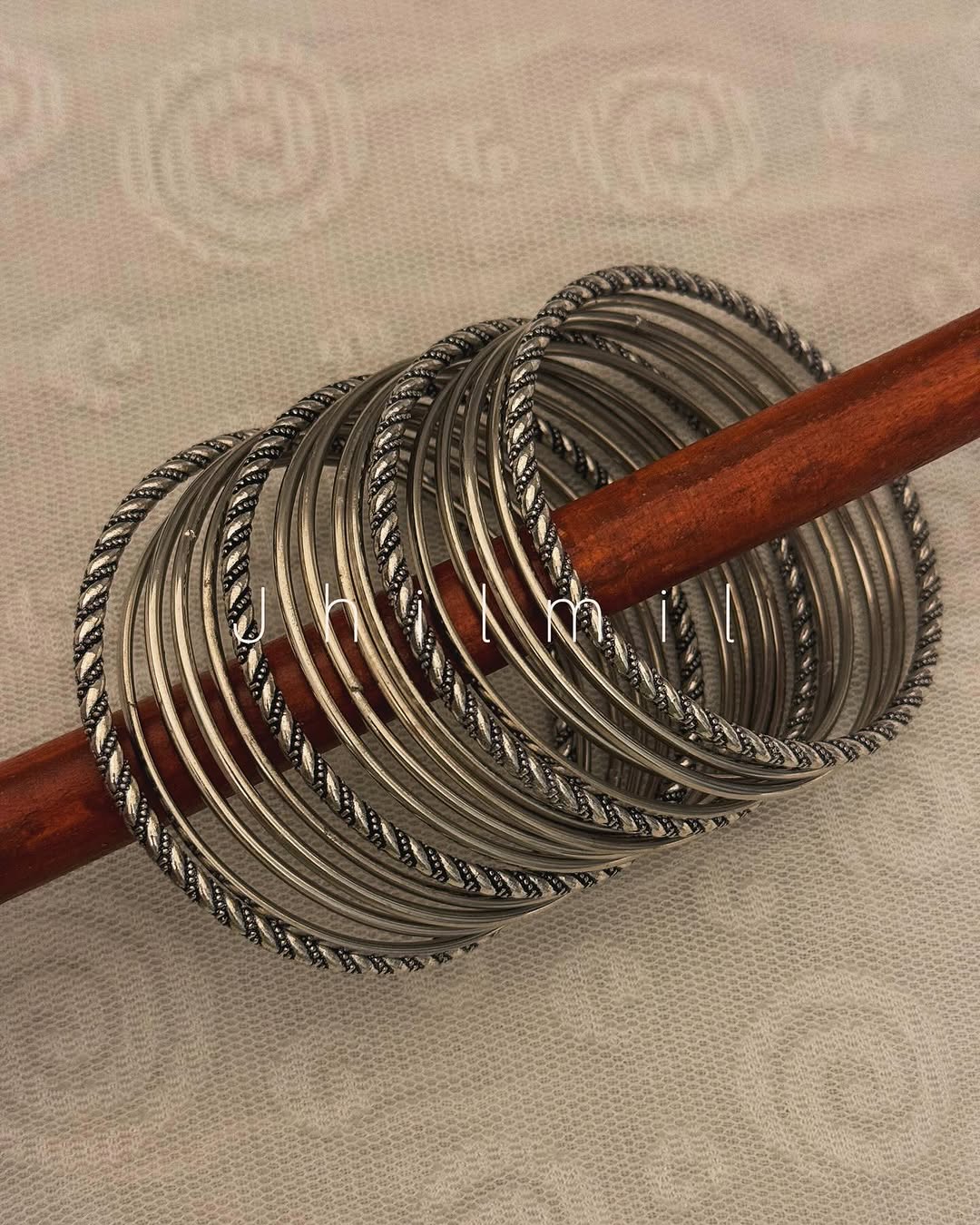 Twisted Indian bangles Set