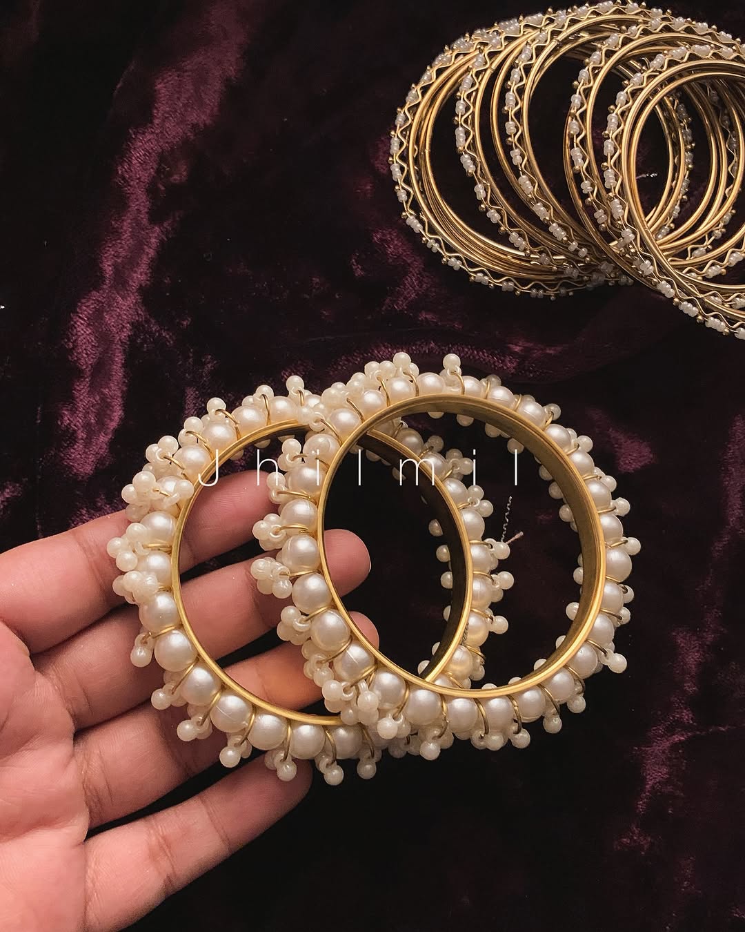Pearl Gajra Bangle