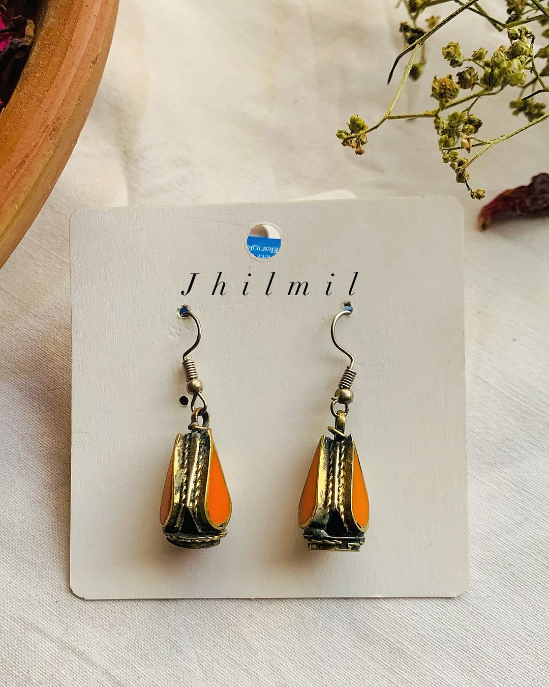 Afghan Mini Tear earrings