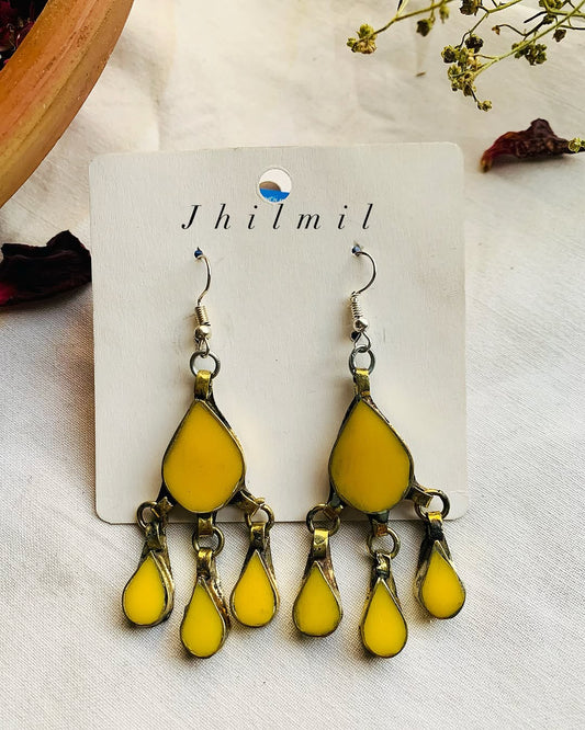 Afghan Tear hanging earrings