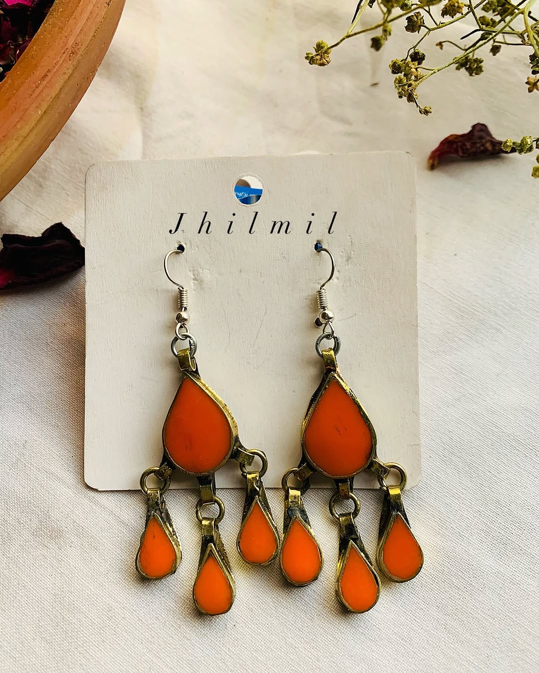 Afghan Tear hanging earrings