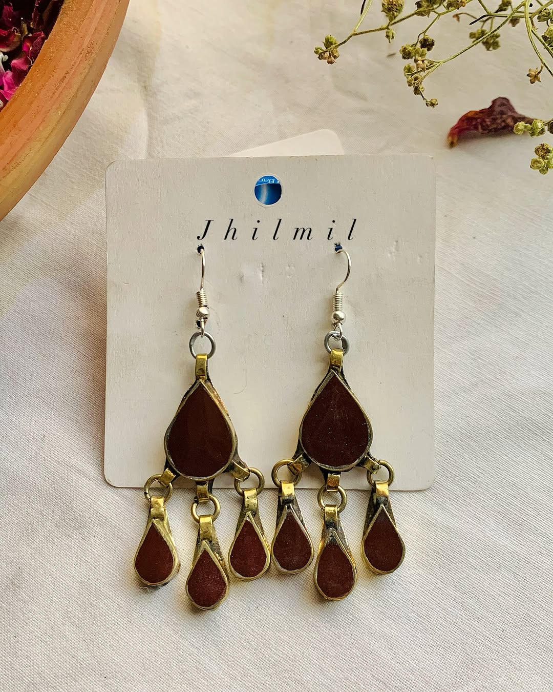 Afghan Tear hanging earrings