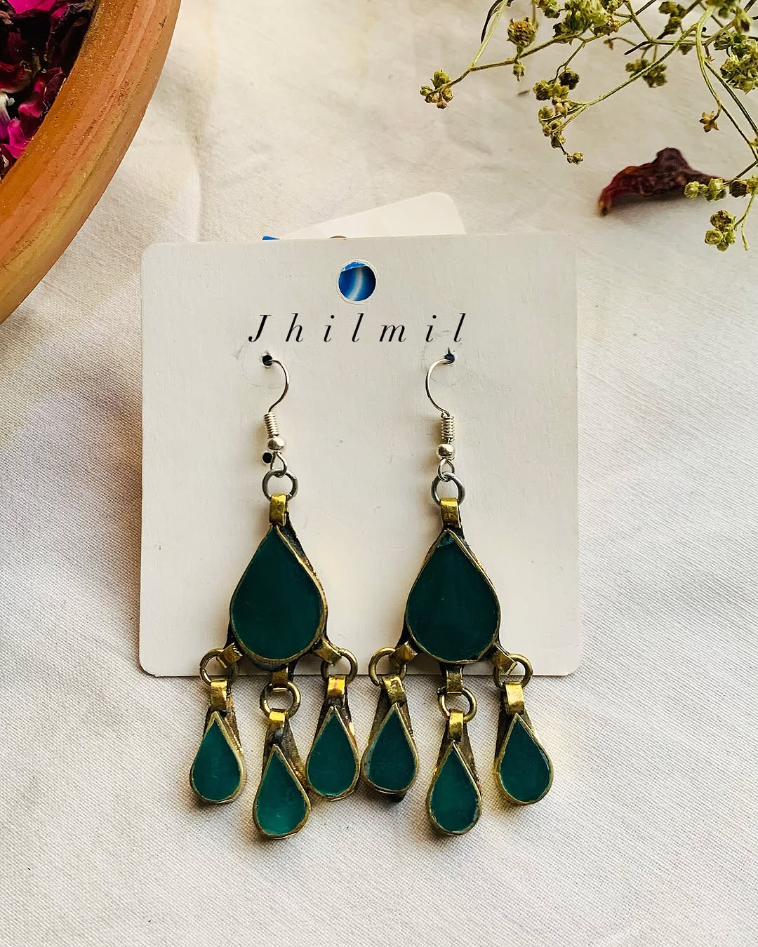 Afghan Tear hanging earrings