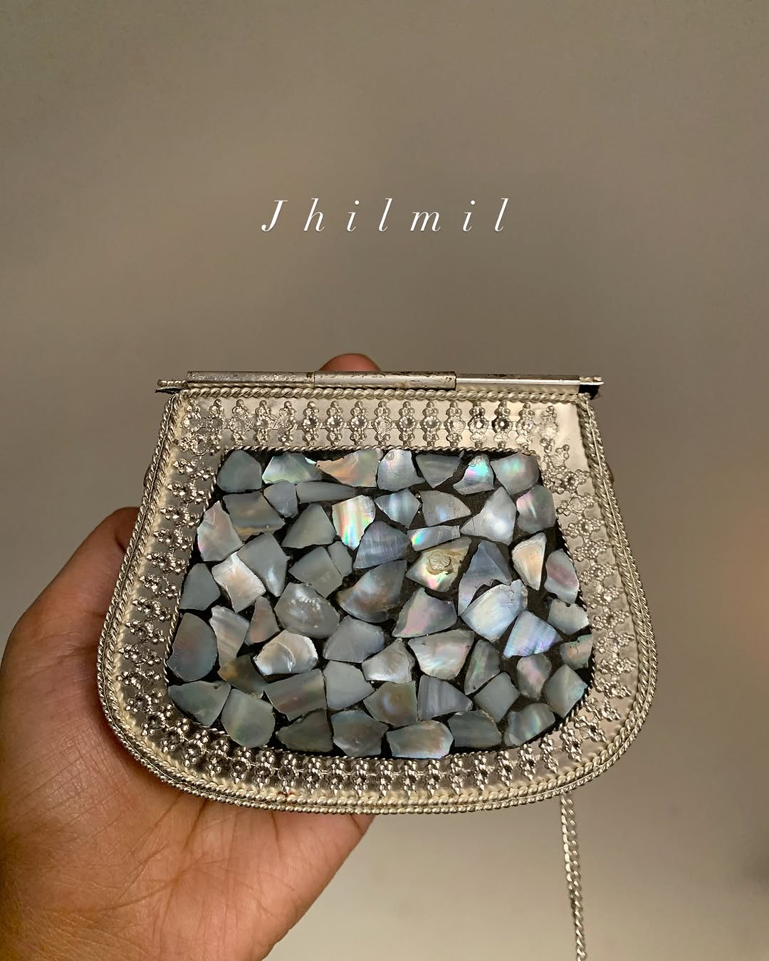 Mini Metal Clutch - Potli Design