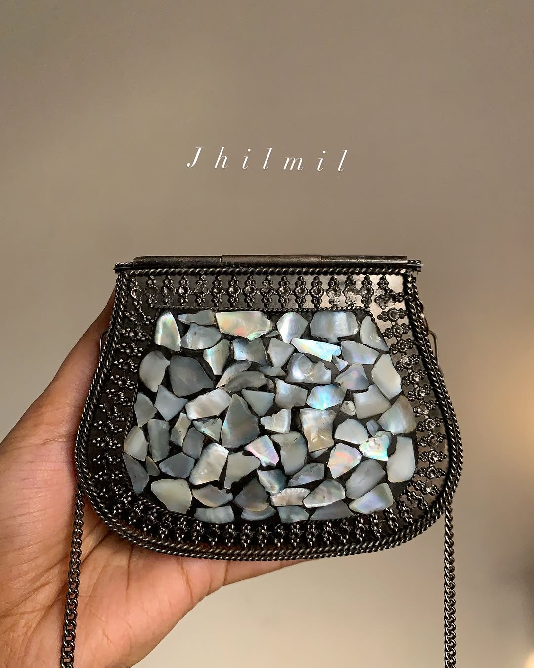 Mini Metal Clutch - Potli Design