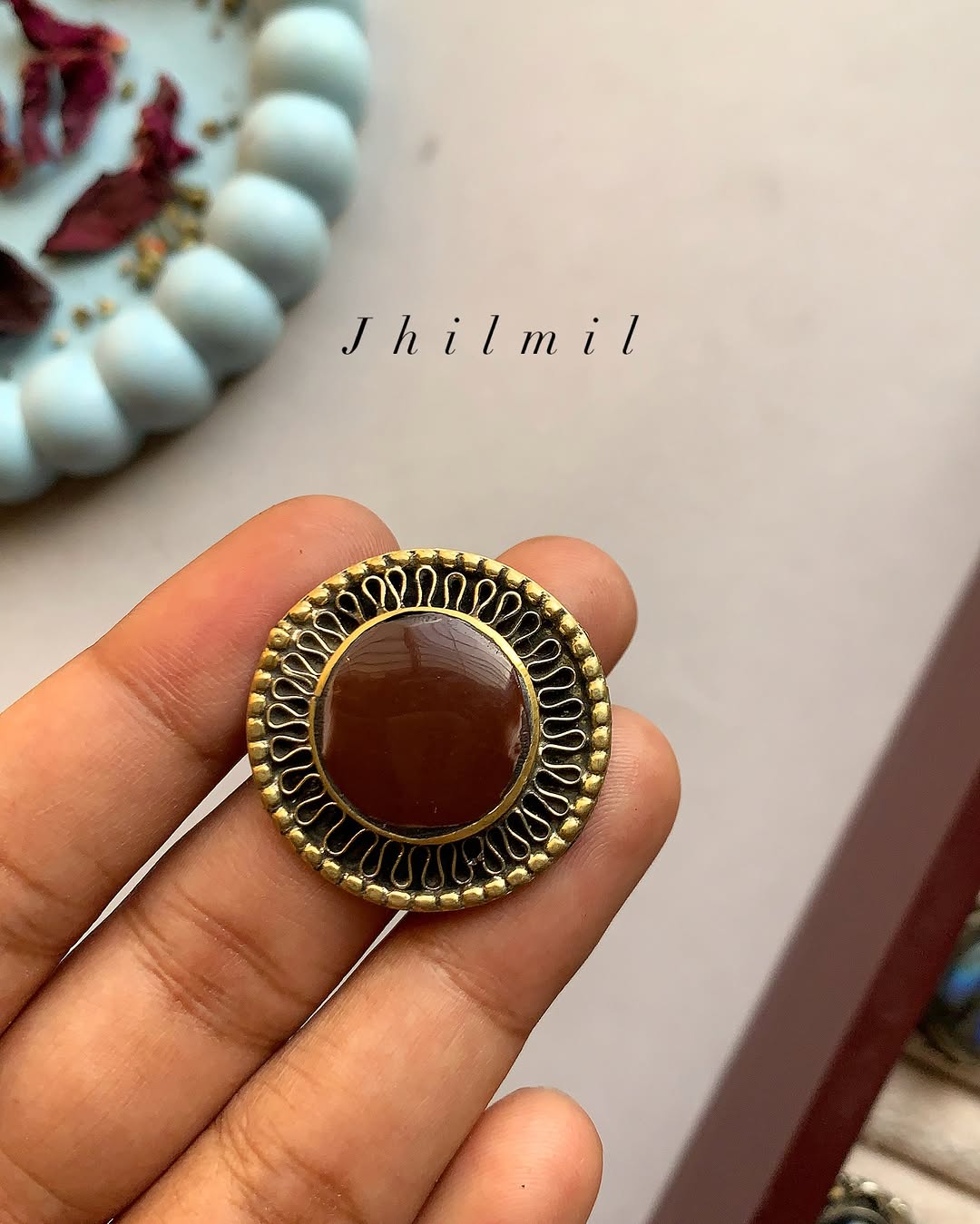 Afghan Double Circle Ring