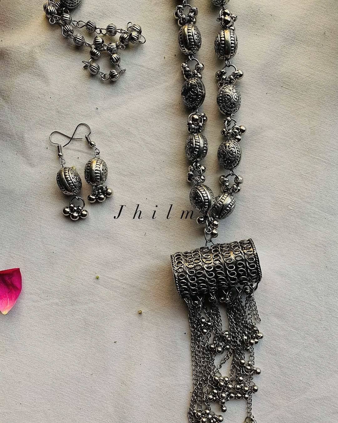 Long beaded Manka Mala set