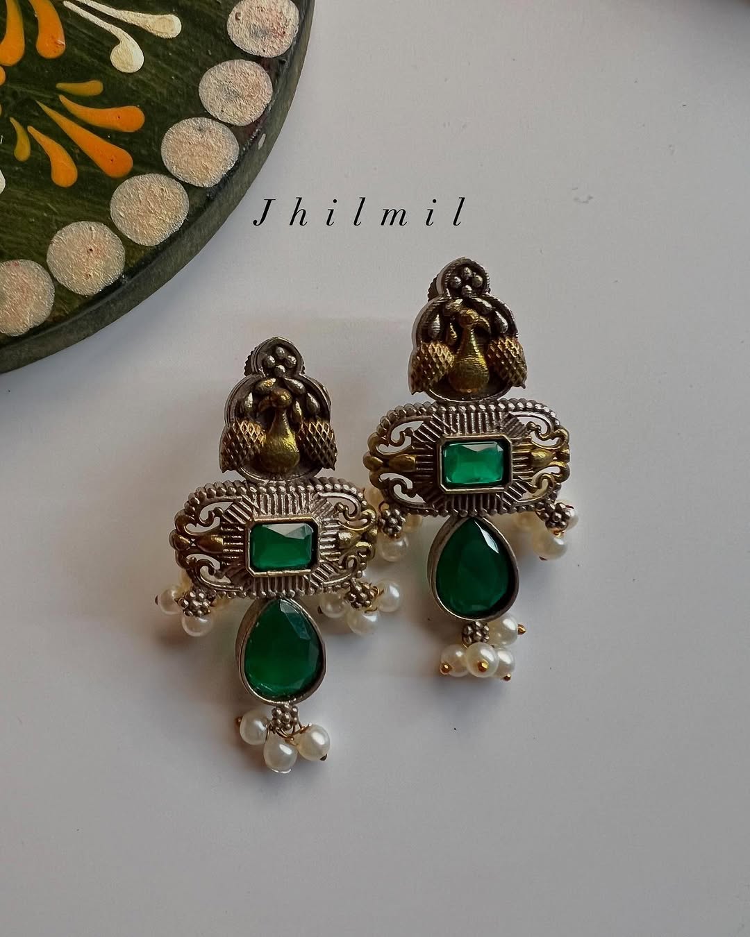 Roshanara Dual Tone Studs