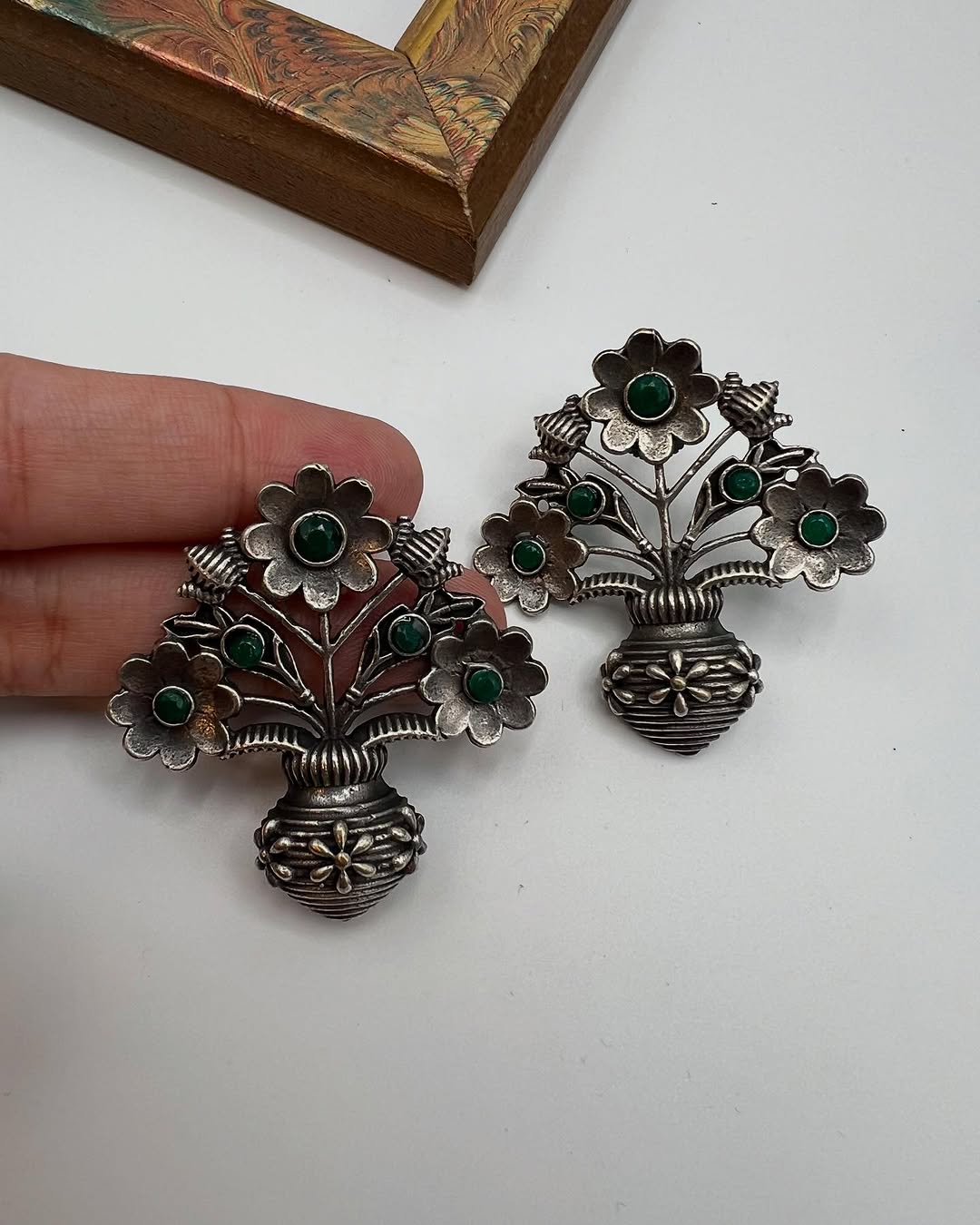 Cute Flower pot earrings