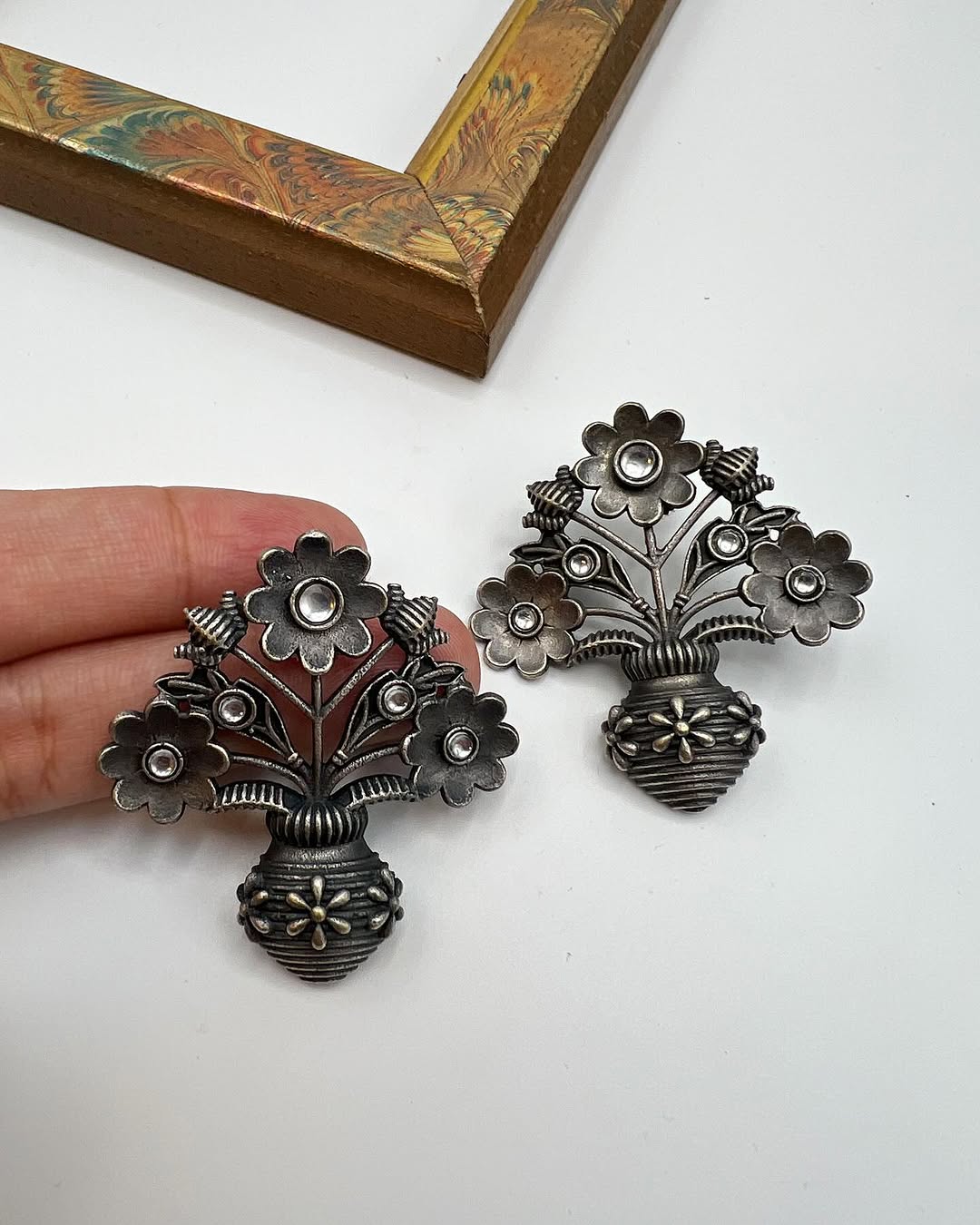 Cute Flower pot earrings