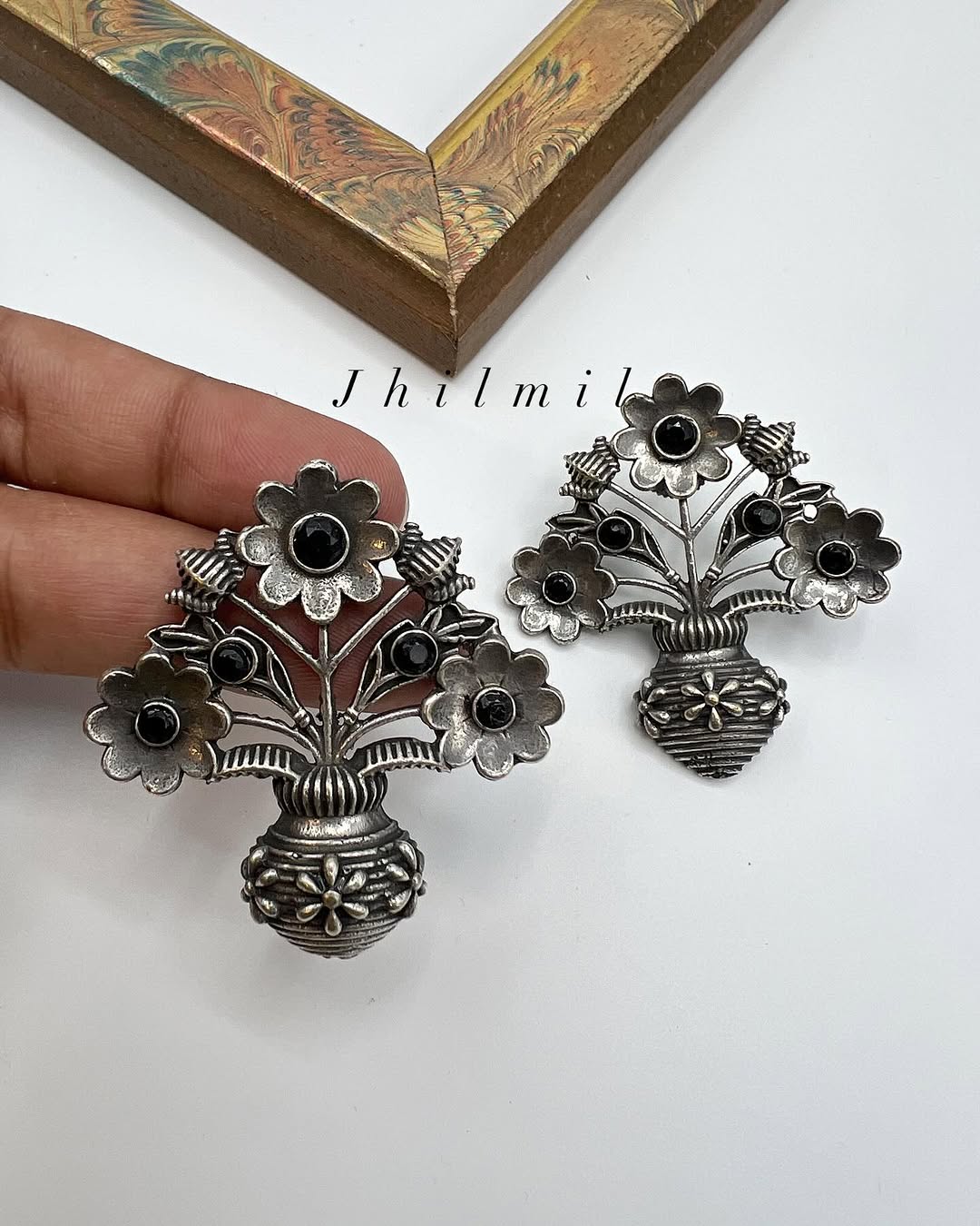 Cute Flower pot earrings
