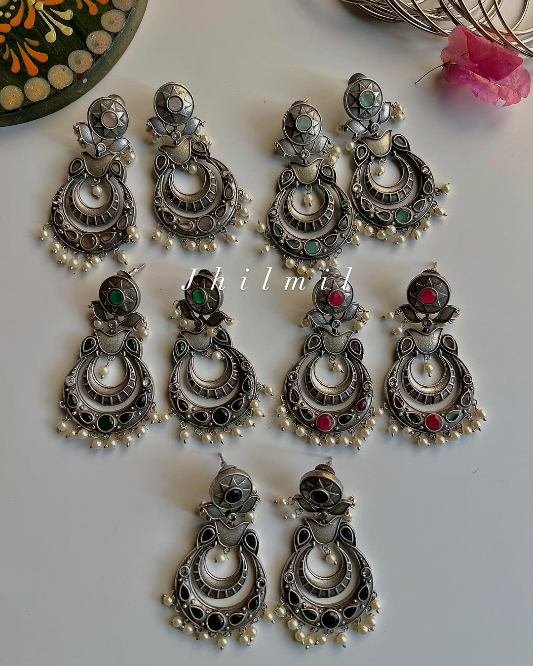 Double Layer Bali Earrings