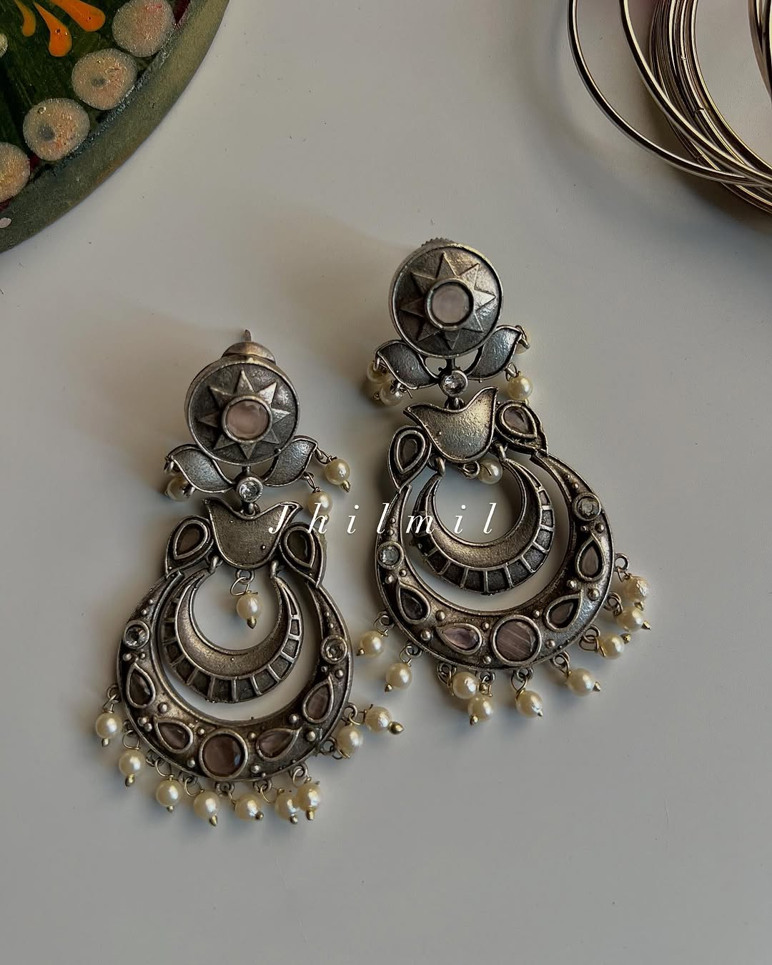 Double Layer Bali Earrings