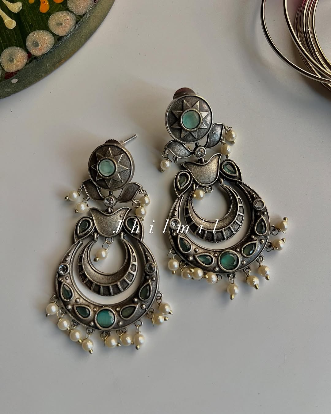 Double Layer Bali Earrings