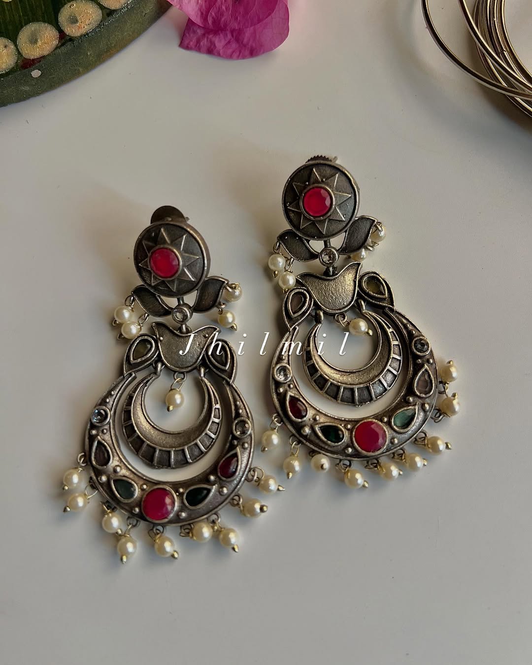 Double Layer Bali Earrings