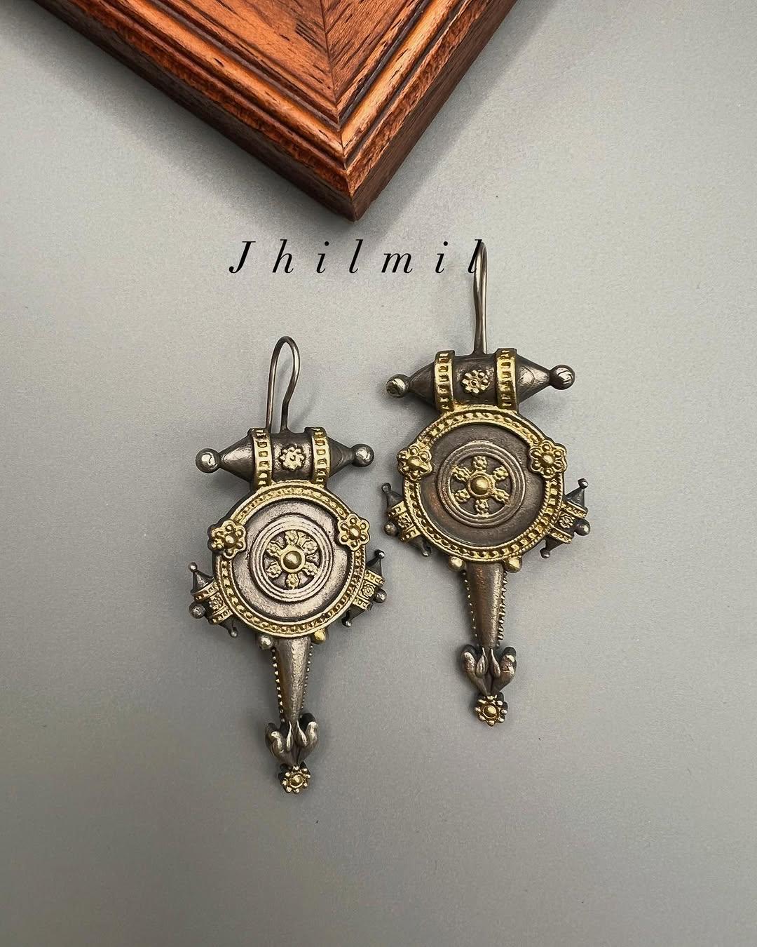 Zareen Dual Tone Earrings