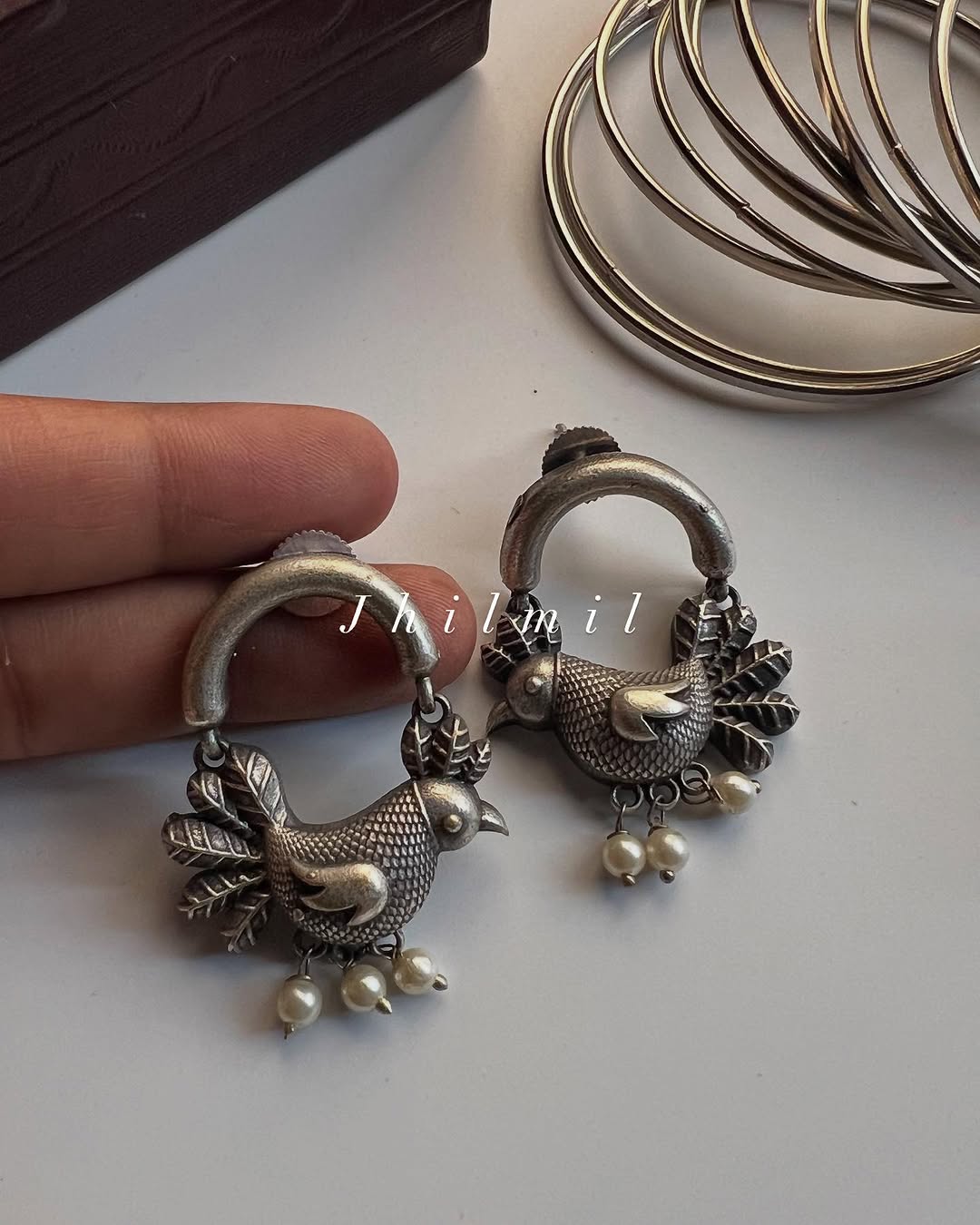 Hanging Bird Earrings
