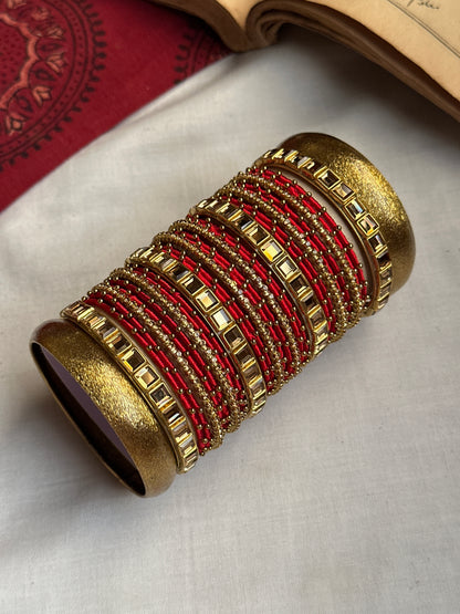 Shehnai Bangle Set (9 Colors)