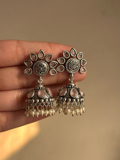 Half Flower Jhumki