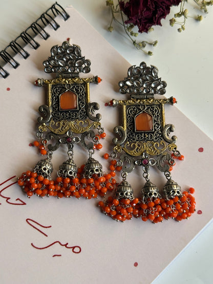Sheesh Mahal Statement Earrings