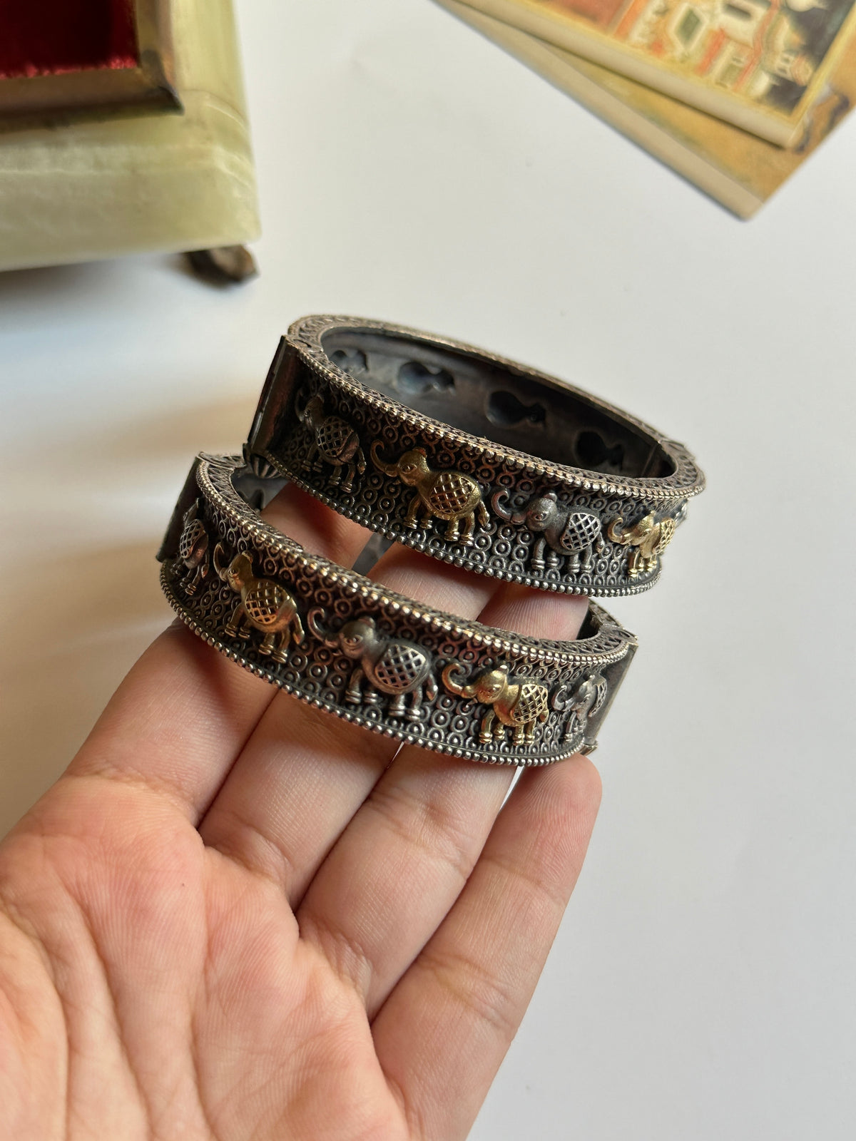 Dual Tone Elephant Kara