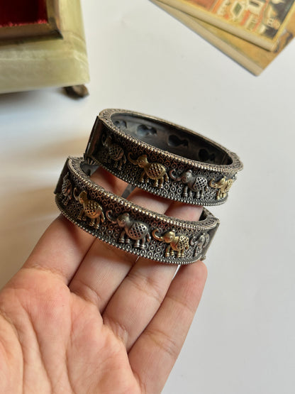 Dual Tone Elephant Kara