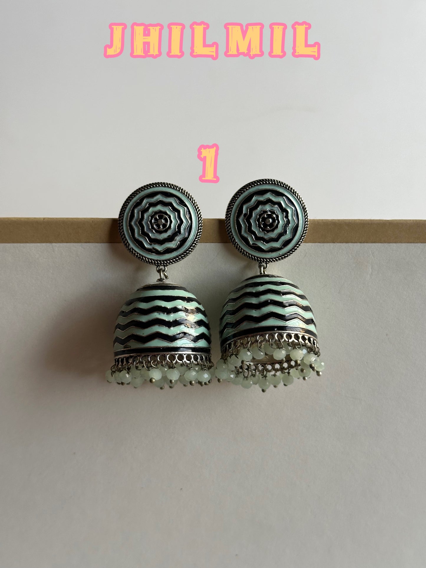 Premium Hand painted Jhumkis