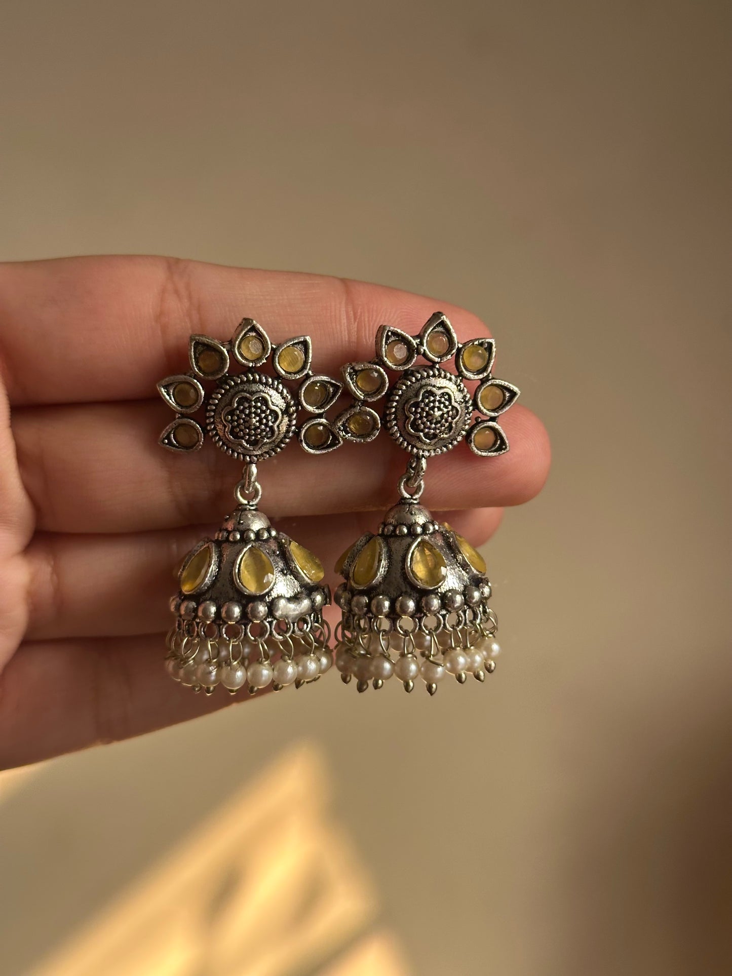 Half Flower Jhumki