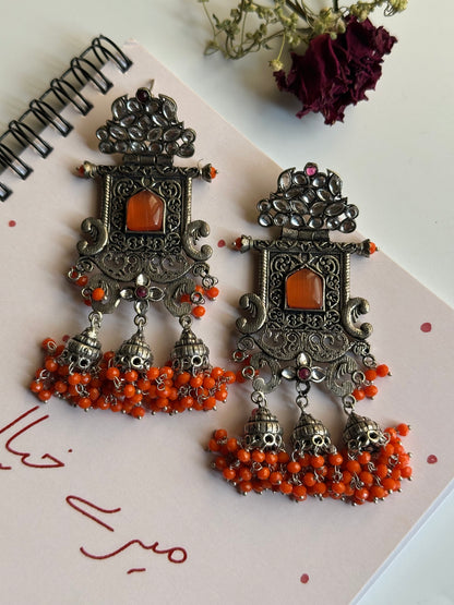 Sheesh Mahal Statement Earrings