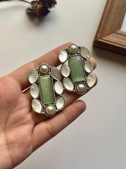 Mother Pearl Stone Earrings