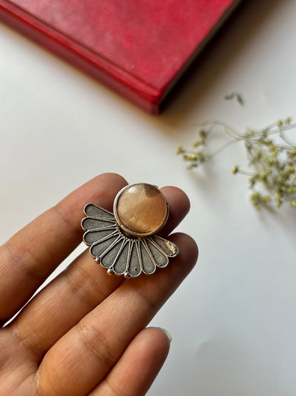 Stone Flower Ring